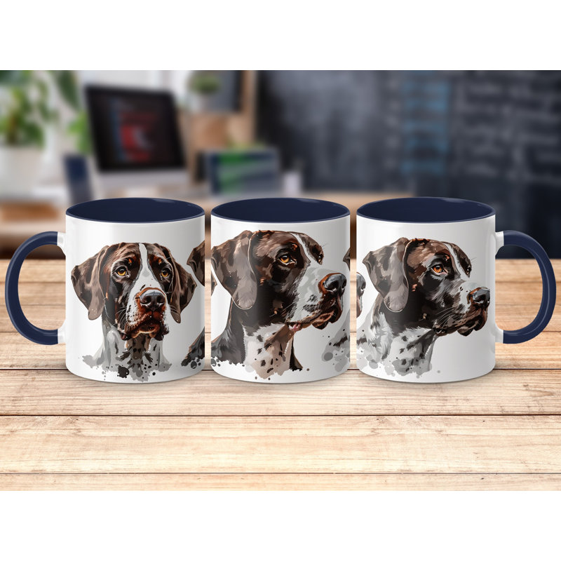Ceramic Coffee Mug, 3, Navy