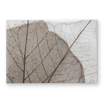 Translucent Dried Leaves Door Mat | Floral Home Decor
