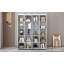 Lit escamotable mural Murphy avec portes de rangement-1929113311