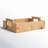 Niara Burl Wood and Metal Rectangular Tray-1205318977