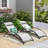 Erommy Outdoor Metal Chaise Lounge Set-97893018