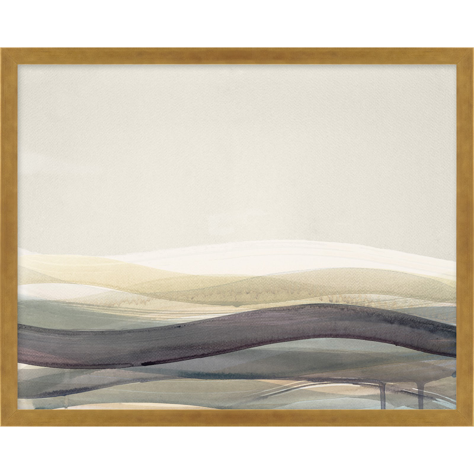 Preliminary II by Beth James, Gold Framed, 25" W x 20" H