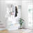 Combination Model Gate Cabinet With Shoe Cabinet+Hang Shelf+ Mirror-427211063