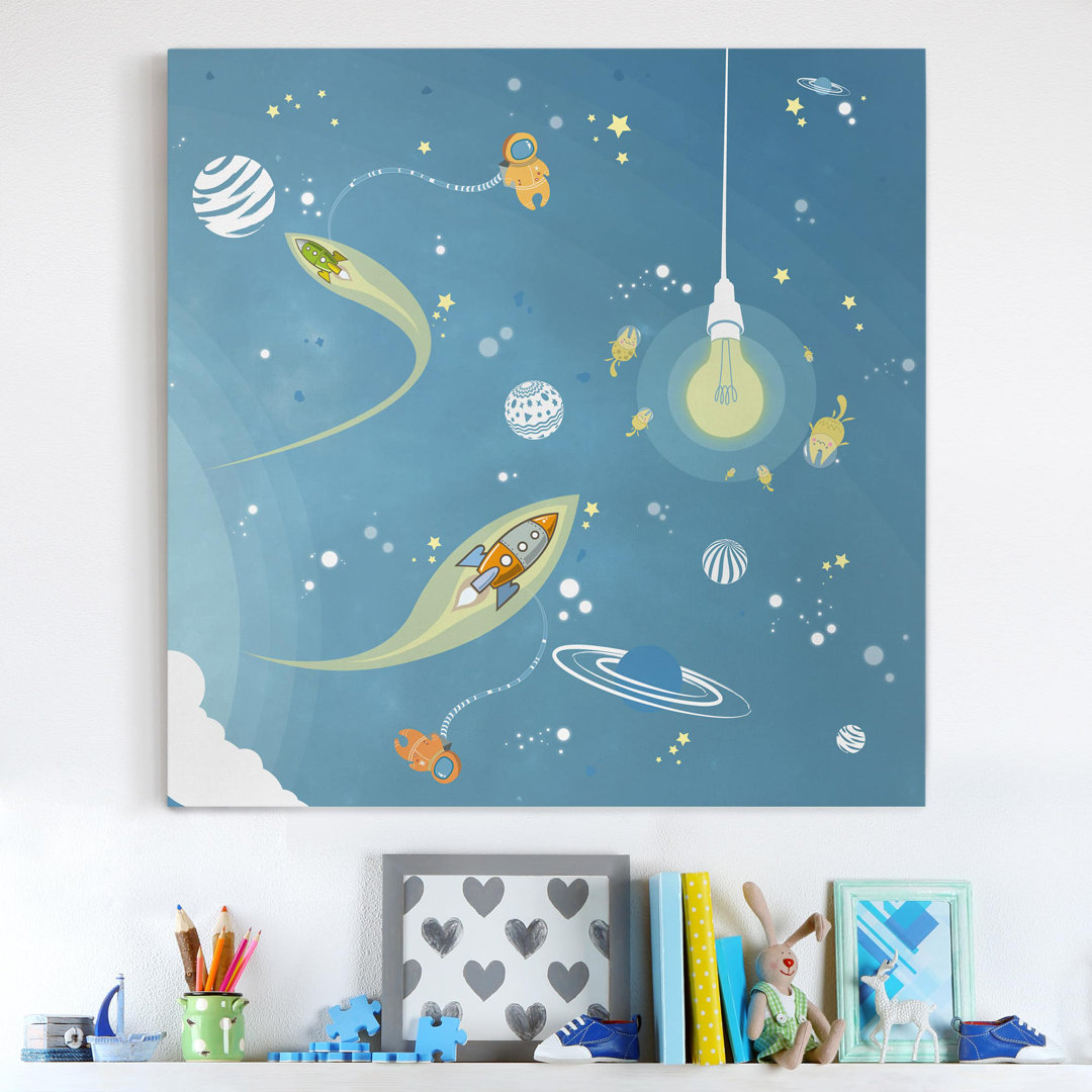 Grafikdruck Colourful Outer Space