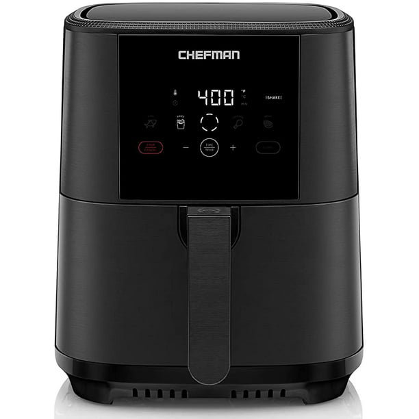 Chefman Air Fryer, 5 Qt., Digital Air Fryer, Matte Black RJ38-5-T