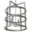 Hessler 4 - Light Dimmable Lantern Drum Chandelier