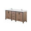 Ensemble de meuble-lavabo double en P 22 po avec dessus en marbre de culture et robinet-1233603959-1233603960