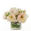 Large Light Pink Peonies Buds Square Arrangement