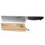 Couteau Nakiri Klaus Meyer Helix 7 po (avec gaine en bois)