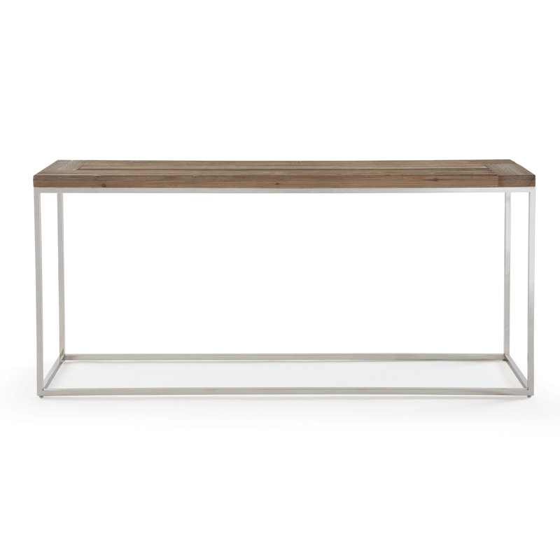 170.18cm Solid Wood Top Console Table