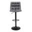 Nicho Swivel Upholstered Faux Leather Adjustable Height Bar Stool with Steel Frame