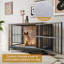 Meuble-cage pour chien