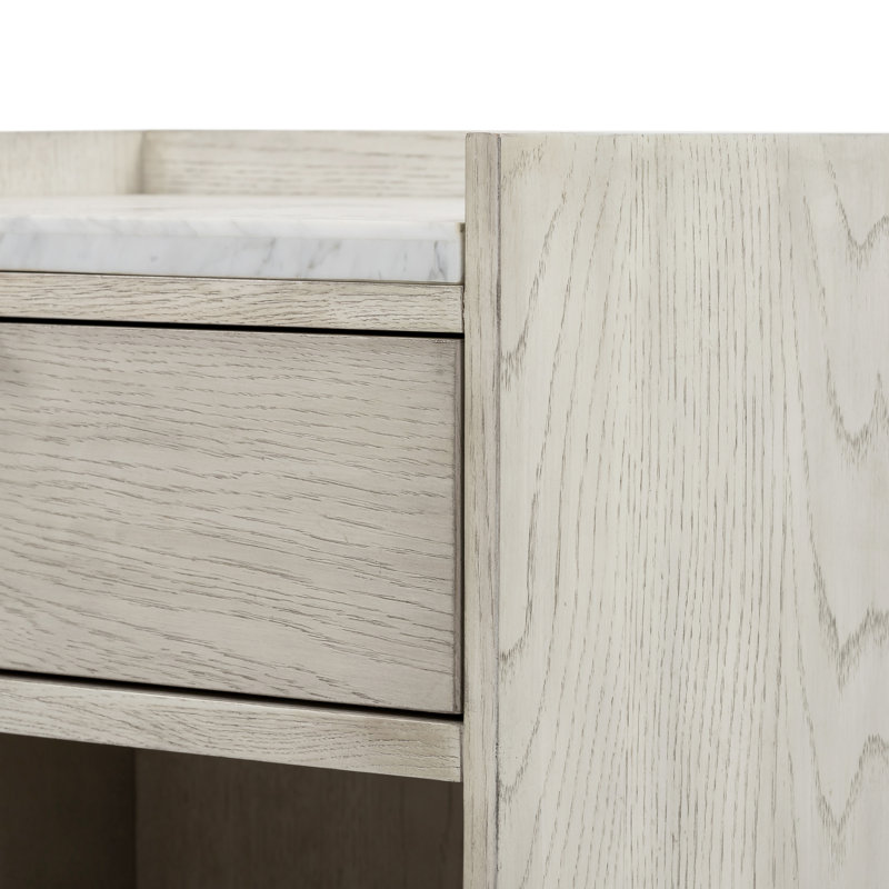 Viggo 1 - Drawer Solid Wood Nightstand