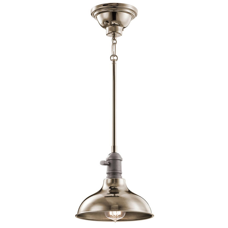 Lera 1 - Light Dome Pendant, Polished Nickel