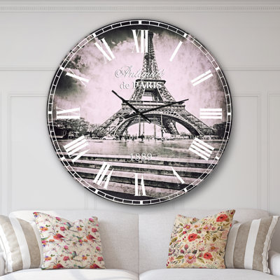 Horloge murale Paris Tour Eiffel