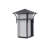 1-Ligh Waterproof Lantern Outdoor Wall Sconce with Frosted Glass Shade-357984237