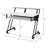 Gage Recording Studio Desk with Keyboard Tray & Metal Frame