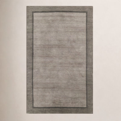 Zaley Gray Hand-Tufted Wool Rug