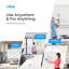 Free-Standing Magnetic Reversible Double Sided Mobile Whiteboard, 36" x 48"