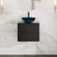 Meuble-lavabo mural simple 30 po avec lavabo vasque, robinet-1265156579-1265156605
