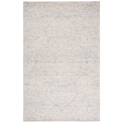 Metro Hand Tufted Indian Wool And Cotton With Latex Solid Color Rug