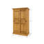 Hailley Solid Spruce Wood 2 Door Wardrobe