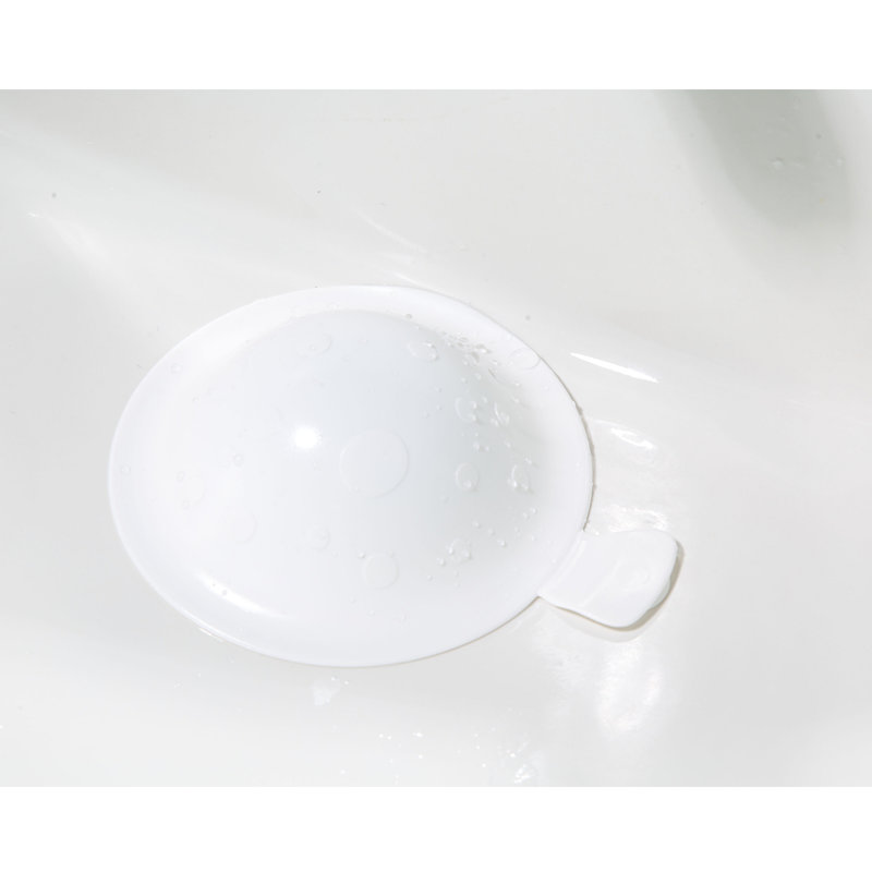Universal White Silicone Drain Stopper with Suction Cup