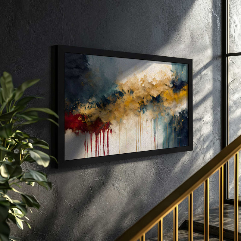 Proverbes 11: 21 «Promise Deliverance» par Mark Lawrence, H 27,5 po x l 39,5 po x P 0,75 po, Acrylique encadré, Blanc