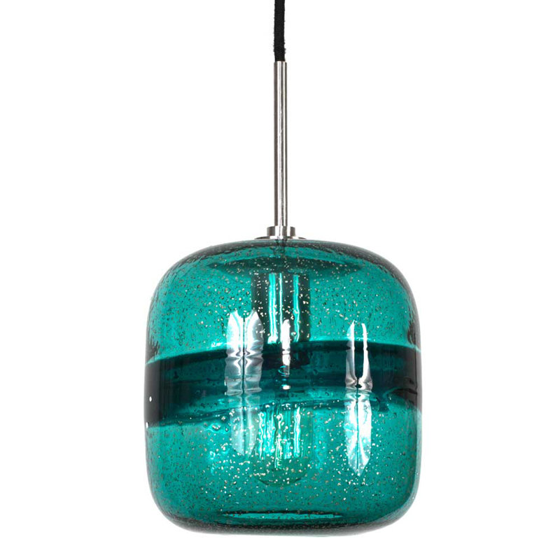 EVISAGE VI 1 - Light Unique/Statement Pendant, Brushed Nickel, Teal