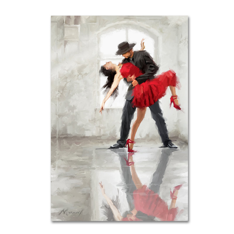 « passion », reproduction sur toile tendue, H 19 po x l 12 po x P 2 po
