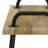 Berkeley Solid Mango Wood Industrial Entryway Bench with Sturdy Metal Legs-1111444922