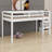 Sturdy Wooden Loft Bed with Ladder & Strong Slat Support-1663515511