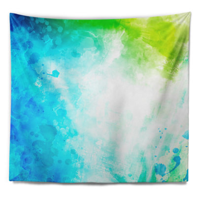 Tapisserie d'art aquarelle abstraite