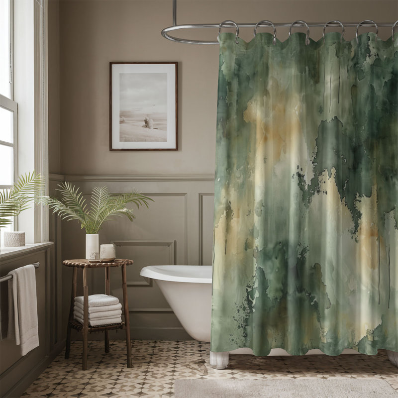 Paint Strokes - Rideau de douche Premium, H 74 po x l 71 po