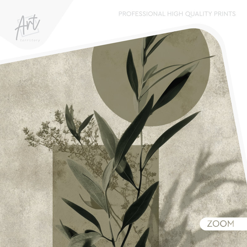 Adhésif décoratif peler et coller Modern Olive, H 48 po x l 28 po 