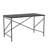 Martha Stewart Maddox Wood Grain Parsons Desk with Metal X-Frame