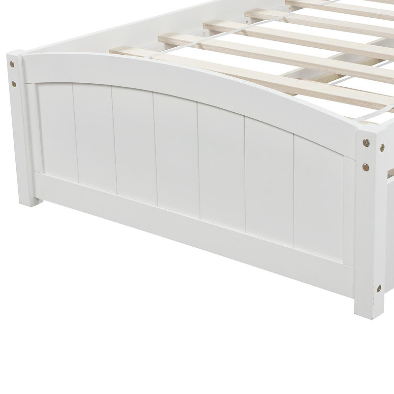 Lit plateforme simple avec lit gigogne