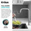 Urbix Industrial Pull-Down Single Handle Kitchen Faucet-73246111