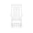 White Traditional Porch Rocker – Classic HDPE Poly Lumber For Porch, Patio, And Garden Comfort-1222475923