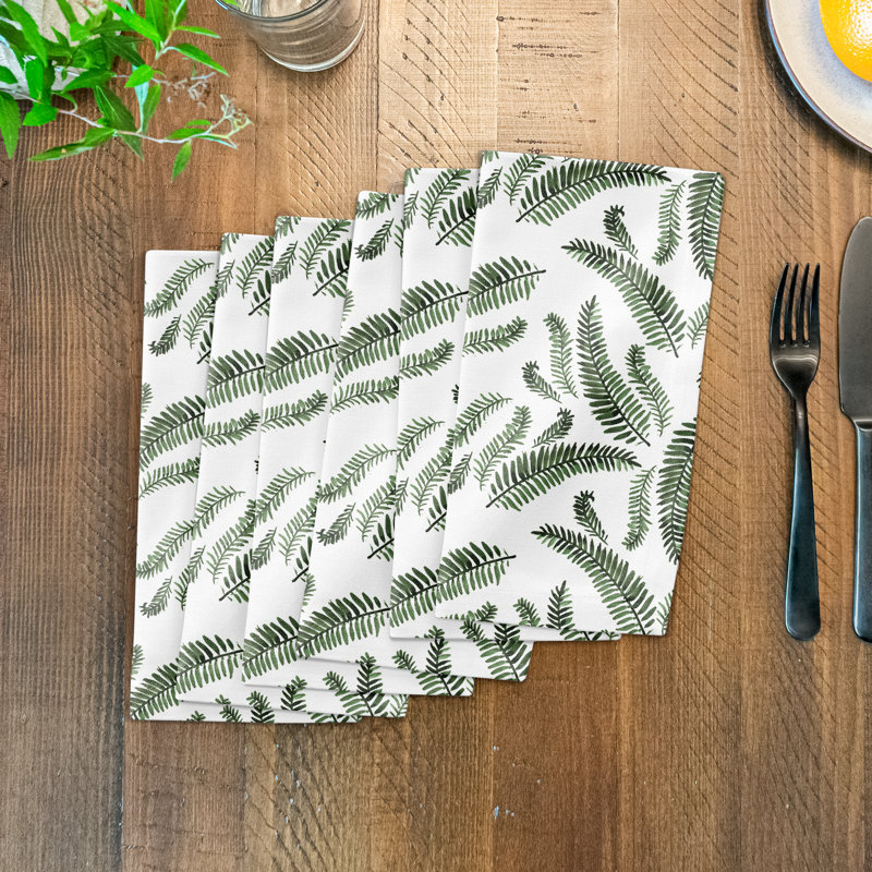 Audrick Cotton Floral Square Napkin