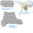  DO IT YOURSELF Bed Rest Reading Pillow Cover And Filling, NEED ASSEMBLY, 20" X 18" X 17"-426165477