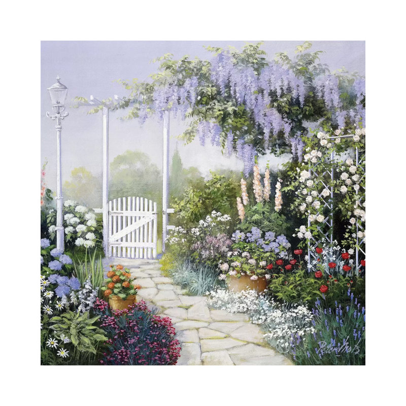View On My Garden by Peter Motz - Wrapped Canvas Panoramic Gallery-Wrapped Canvas Giclée, 30.48 cm H x 30.48 cm W