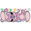 Décalcomanie murale ange Disney Stitch