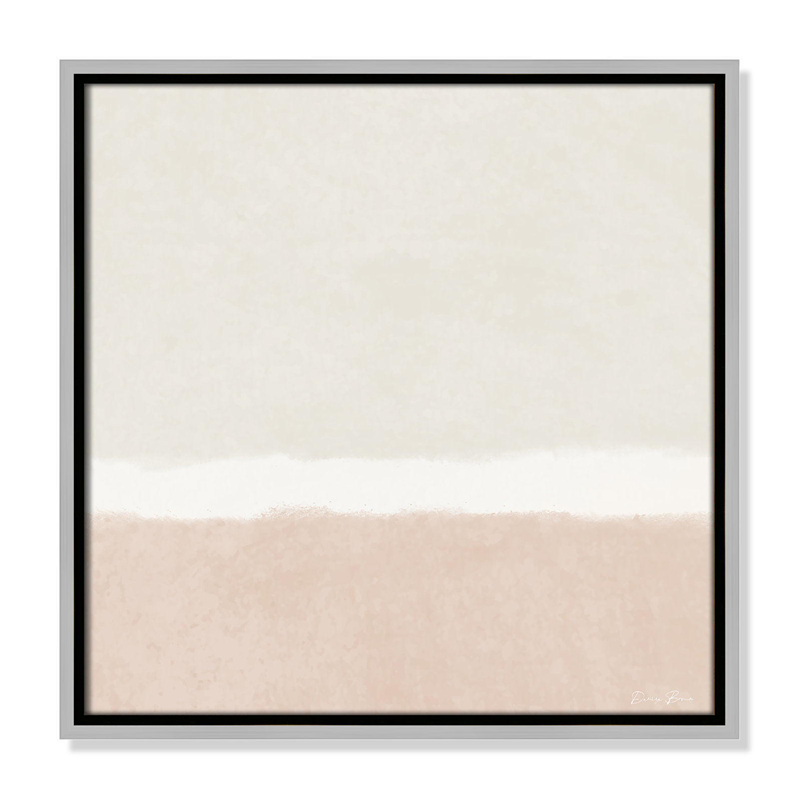 Willadeene "Slate I" Print, 17.5" H x 17.5" W, Silver Framed