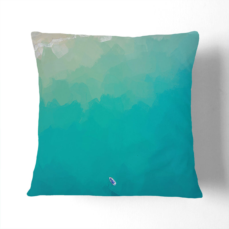 Abstract Square Cushion, 40cm H x 40cm W x 15cm D