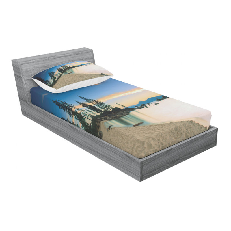 Microfiber Sheet Set, Twin XL Sheet Set with Fitted Sheet