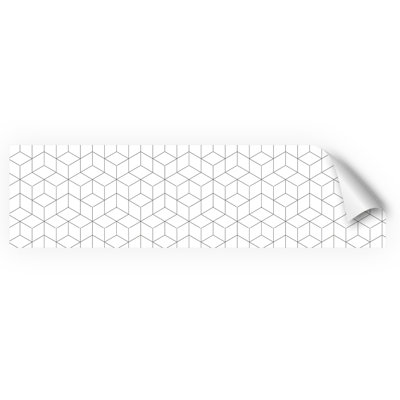 Soloman 60cm W x 220cm L PVC Peel and Stick Panel