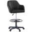 Modern PU Leather Office Desk Chair With Armrest And Wheels, Height Adjustable Task Chairs, 360° Rolling Swivel Computer Chair for Standing Desk Bedroom Vanity Office Living Room-1695815579