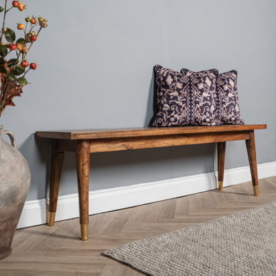 Aryas Solid Wood Storage Bench