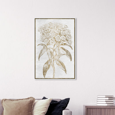 Croquis floral - Bordure audacieuse - impression